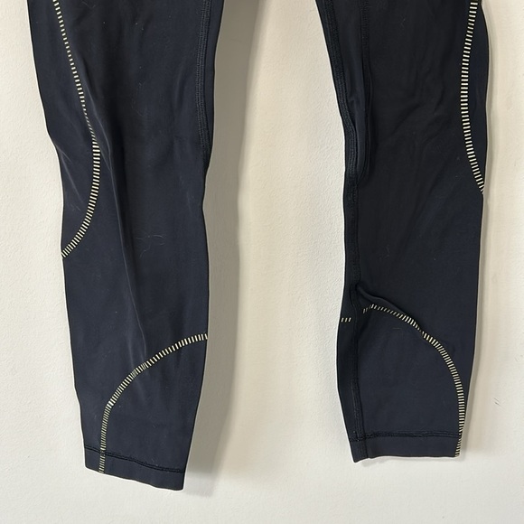 LULULEMON Align High Rise Crop Legging Gold French Press Limited Addition Sz 4 - Picture 4 of 12